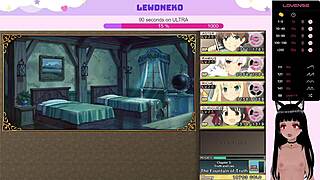 Vtuber LewdNeko Plays Evenicle Part 11 with Elf Dildo Fun.