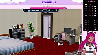 vtuber lewdneko explores harem hotel gameplay adventure in part 28