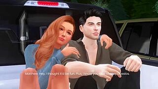 Date Night on Wheels - 3D Hentai Preview with Naughty Celebrity Vibes