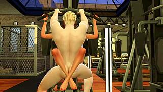 Fucking in the gym, a common sight when training