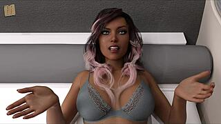 I feel overwhelmed by the big tits bouncing in this 3D game anime scene. Every moment fills me with deep longing and excitement for more boobs action.