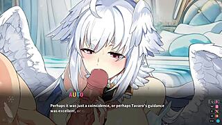 Sky Tower Game with Flovia and Doks Tiny in SEXY HENTAI ACTION!