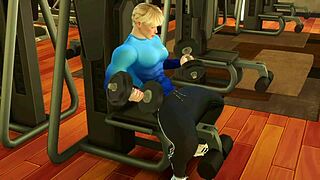 Fucking in the gym, a common sight when training