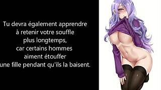 Hentai joi in French with Camilla focusing on assplay and jerk off instructions