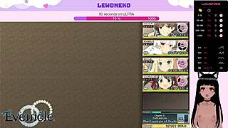 Vtuber LewdNeko Plays Evenicle Part 11 with Elf Dildo Fun.