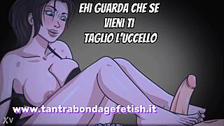 Merész lábmunka akció gőzös anime jelenetben