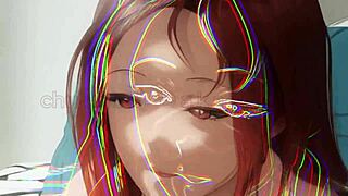 Unbelievable! Demoness with massive tits seduces in manga monster hentai scene