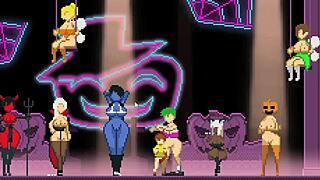 Fucking Cute Girls in Club with Creampie Action in Sexy Hentai Game