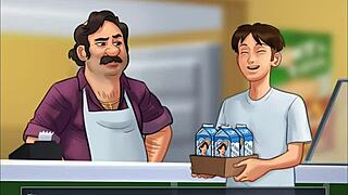 Working for the hot milf Diana in Summertime Saga