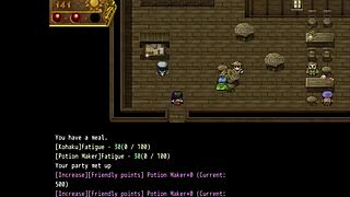 Nympho Priestess Engages in Slutty Actions in Hrpg Scene