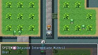 Finally reaching the enemy base end with Sakura Haruno and twins in NTR Police game.