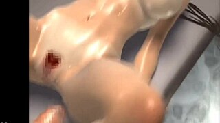 facial hentai scene unfolds with a messy cum finish