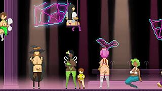 Fucking Cute Girls in Club with Creampie Action in Sexy Hentai Game