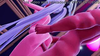 Wild 3D Cartoon Anime Orgy with Naked Chaos