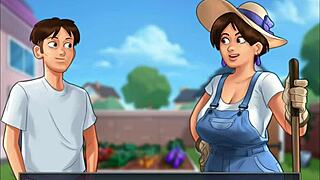 Working for the hot milf Diana in Summertime Saga