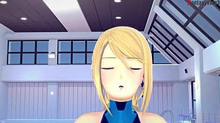 samus aran in bikini engages in intriguing sex scene 2 from metroid, full by fantasyking3