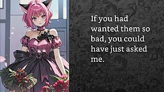 Faygrey Momomiya Ichigo turns you into her sissy girlfriend with gentle femdom and anal dildo play in Bleach hentai.