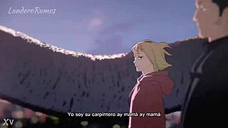 체인소맨 오프 세루초가 잔인한 본디지 액션 헨타이 스타일로 선보여