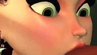 Een smaak van D24 deel twee toont grote kont quickie in curvy outfit