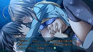 setsuna's big tits bounce wild in this hentai clip 😍