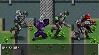 Finally reaching the enemy base end with Sakura Haruno and twins in NTR Police game.