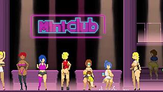 Fucking Cute Girls in Club with Creampie Action in Sexy Hentai Game