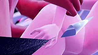 Wild 3D Cartoon Anime Orgy with Naked Chaos