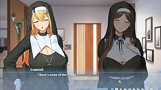 Ljubim summer clover harem igro ep 19 s sladkimi nunci v seksi oblačilih