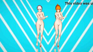 Hentai dance HMV got everyone moving and banging hard