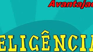 Cartoon gay action with a tough guy and his partner