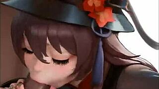 Genshin impact try not to cum pt 1 - a daring hentai challenge