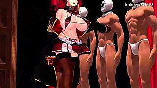 3D Hentai Night Duty for Captain Marine by HMV - a stunning animation