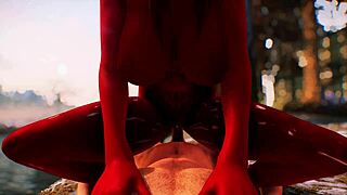 A succubus looking for someone to fuck found a lonely stranger