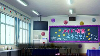 Saimin Seishidou secret lesson with maid Miyajima, Tsubaki, and Sakura in Naruto cosplay pov blowjob group