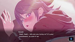 Magicami dx hanabi shows passionate asian cheerleader in hentai japanese style. She gets wild with intense moves!