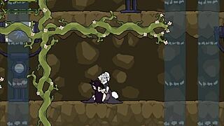 Flower Witch Scenes Part 13: Game Sprite Action Gets Wild and Futanari Hot!