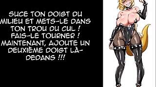 Фемдом джой с большими сиськами, игрушками, анальным еблем в жопу и инструкциями по CBT CEI