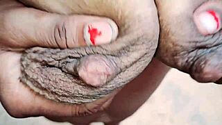Indian village bhabhi caught in MMS—how does she handle that monster cock with her big tits? What’s her secret to swallowing it all?