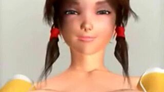 sexy 3d hentai girlfriend in steamy action video 34