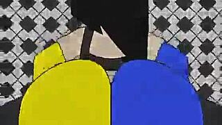 Ena gets her ass fucked to the beat in anime