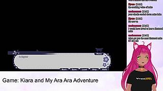 vtuber lewdneko teases oral blowjob and cum in kiaras ara ara adventure part 1