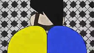 Ena gets her ass fucked to the beat in anime