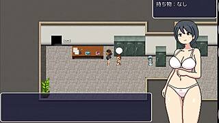 Exploring the mysterious third floor of Yokoshima Clinic in anime game style