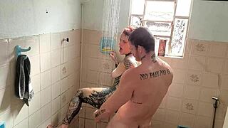 My step brother fucked me in the bath, what an incredible experience!