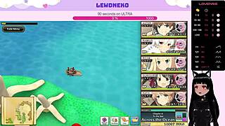 Vtuber lewdneko plays evenicle part 22 with cute elf and huge oppai action. Dive into big ass anime fun now.