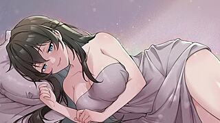 Saku the Covert Agent Banged Doggy Style in Hentai Game