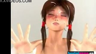 Сексуальная 3D хентай-подружка в горячем видео 34