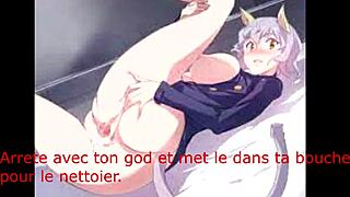 Hentai joi fr pitou femdom forces slave into pissplay humiliation