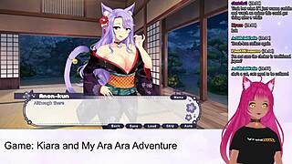 vtuber lewdneko teases oral blowjob and cum in kiaras ara ara adventure part 1