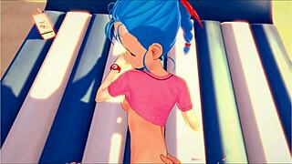 Dragon Ball Z hentai - fucking Bulma from the first person perspective